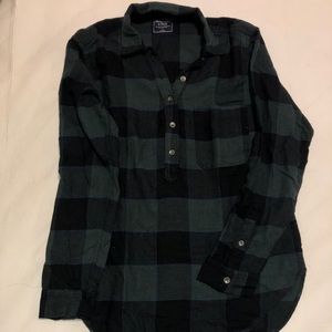 Half button up shirt